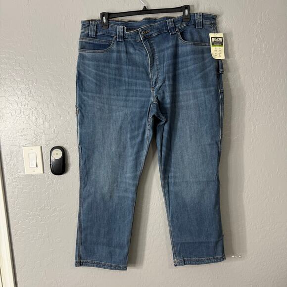 Duluth Trading Mens Ballroom Double Flex Relaxed Fit Carpenter Jeans, 44x30 - Picture 1 of 7